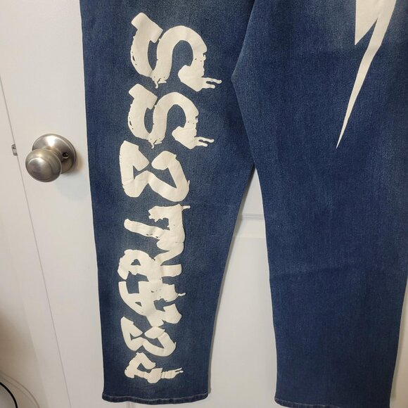 RISE SUPPLY CO Straght Leg "Fearless" Denim Jeans Size 7 NWT High Rise NWT - Picture 3 of 7